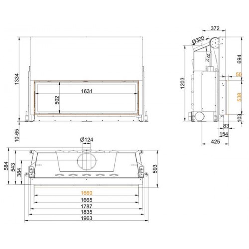 Каминная топка Brunner Architecture 53/166_2 Каминная топка Brunner Architecture 53/166_2