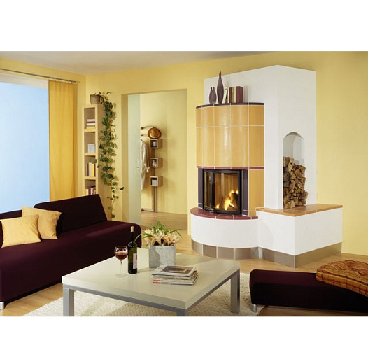 Brunner kompakt-kamine kk 51/55r side opening, чугунный дымосборник 45?, декоративная рама нерж. сталь_2 Brunner kompakt-kamine kk 51/55r side opening, чугунный дымосборник 45?, декоративная рама нерж. сталь_2