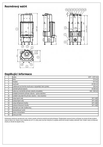 Топка Derby 6/57 Prisma (6.5 кВт в воду, 3.5 кВт в воздух)_1 Топка Derby 6/57 Prisma (6.5 кВт в воду, 3.5 кВт в воздух)_1